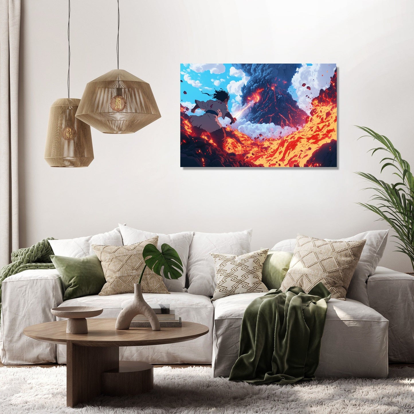 Fiery Duel Canvas