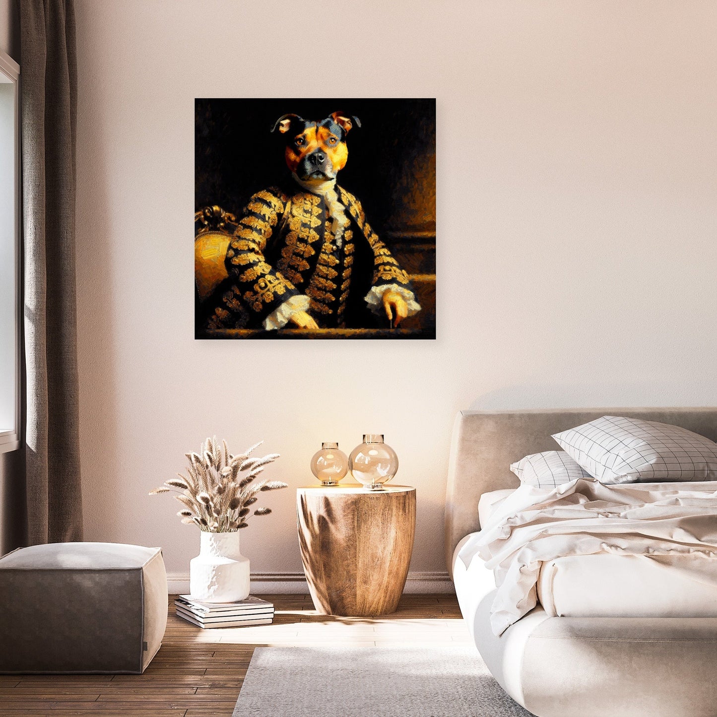 Regal Terrier Time-Crossroads Canvas