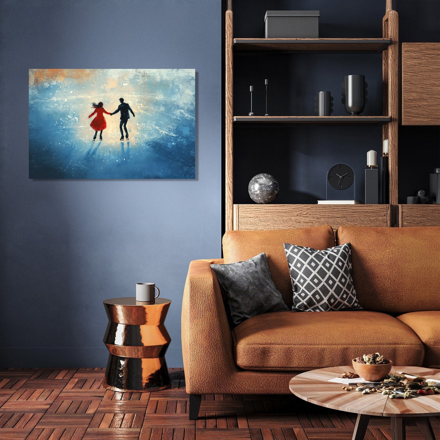 Skating Companions Canvas