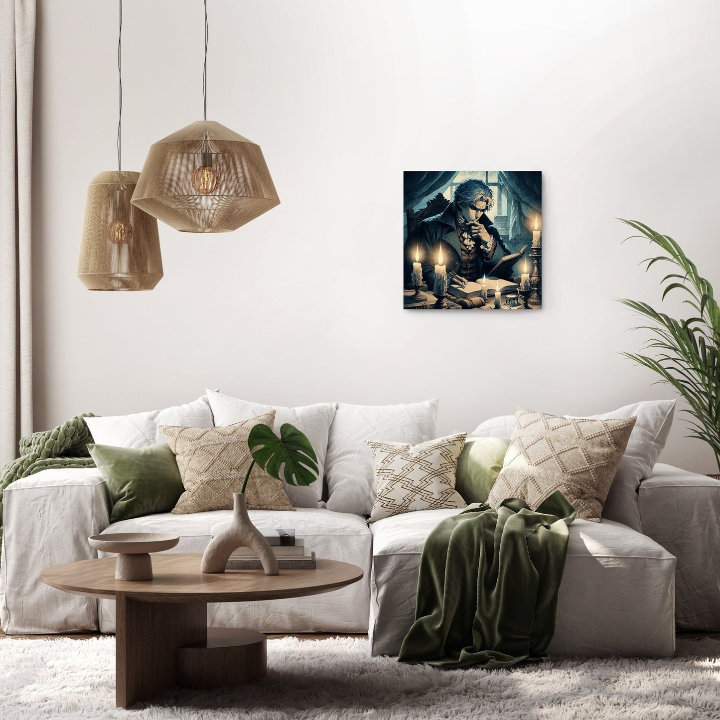 Philosopher's Reflection Canvas