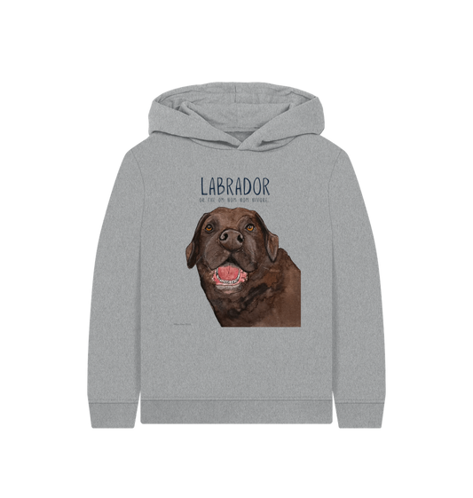 Snack Mode: Activated – The Chocolate Labrador Kids’ Hoodie
