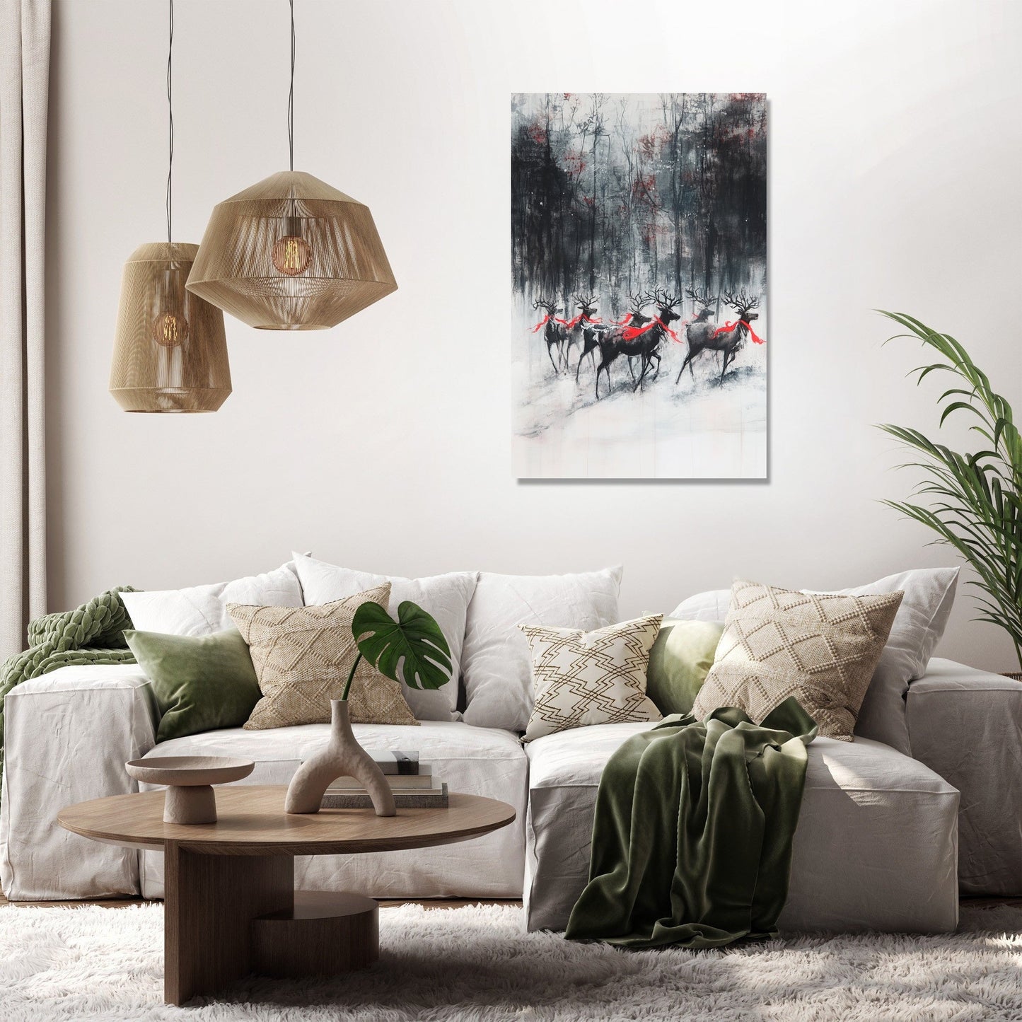 Enchanted Reindeer Canvas