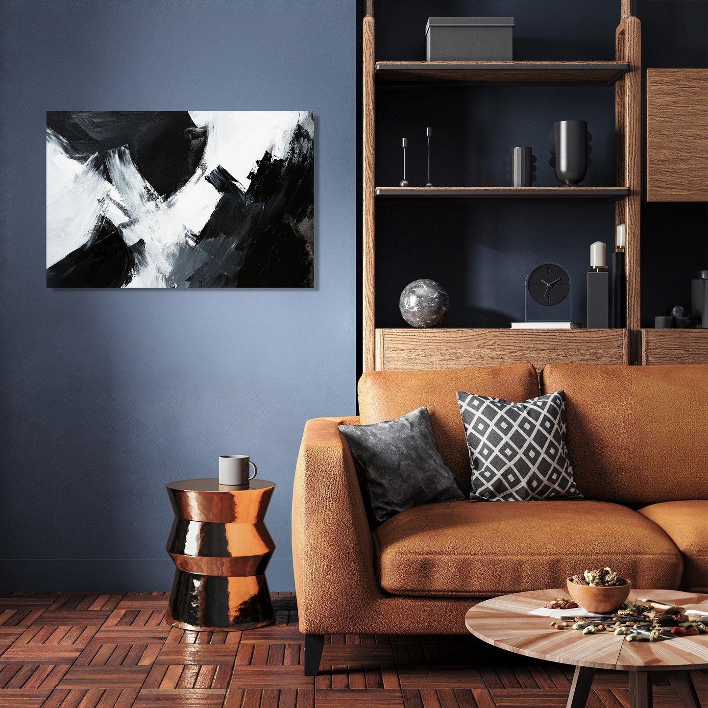 Angular Elegance Canvas
