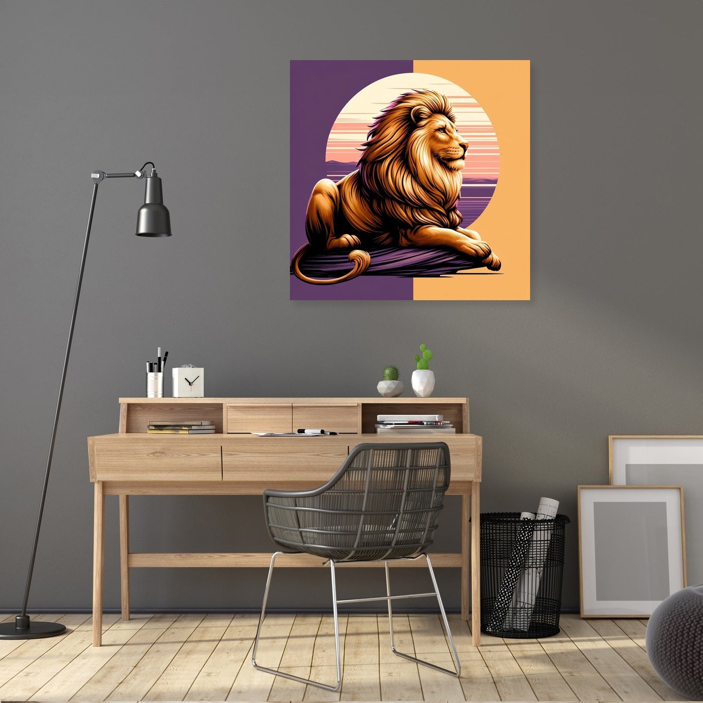 Regal Lion Canvas