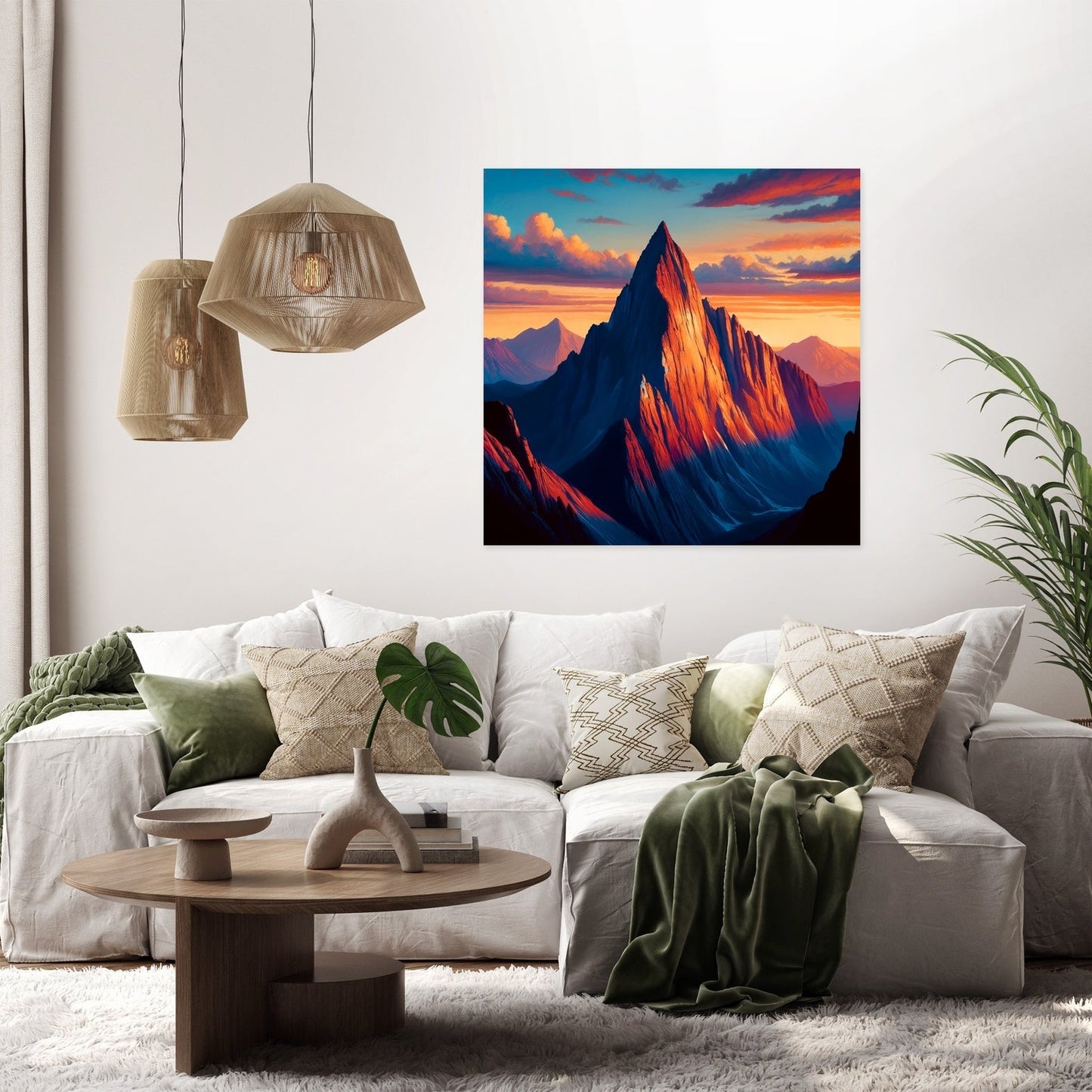Mitre Peak Sunset Majesty Canvas
