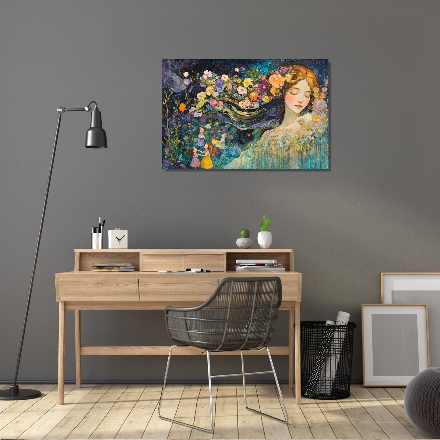 Mother of Blossoms Canvas