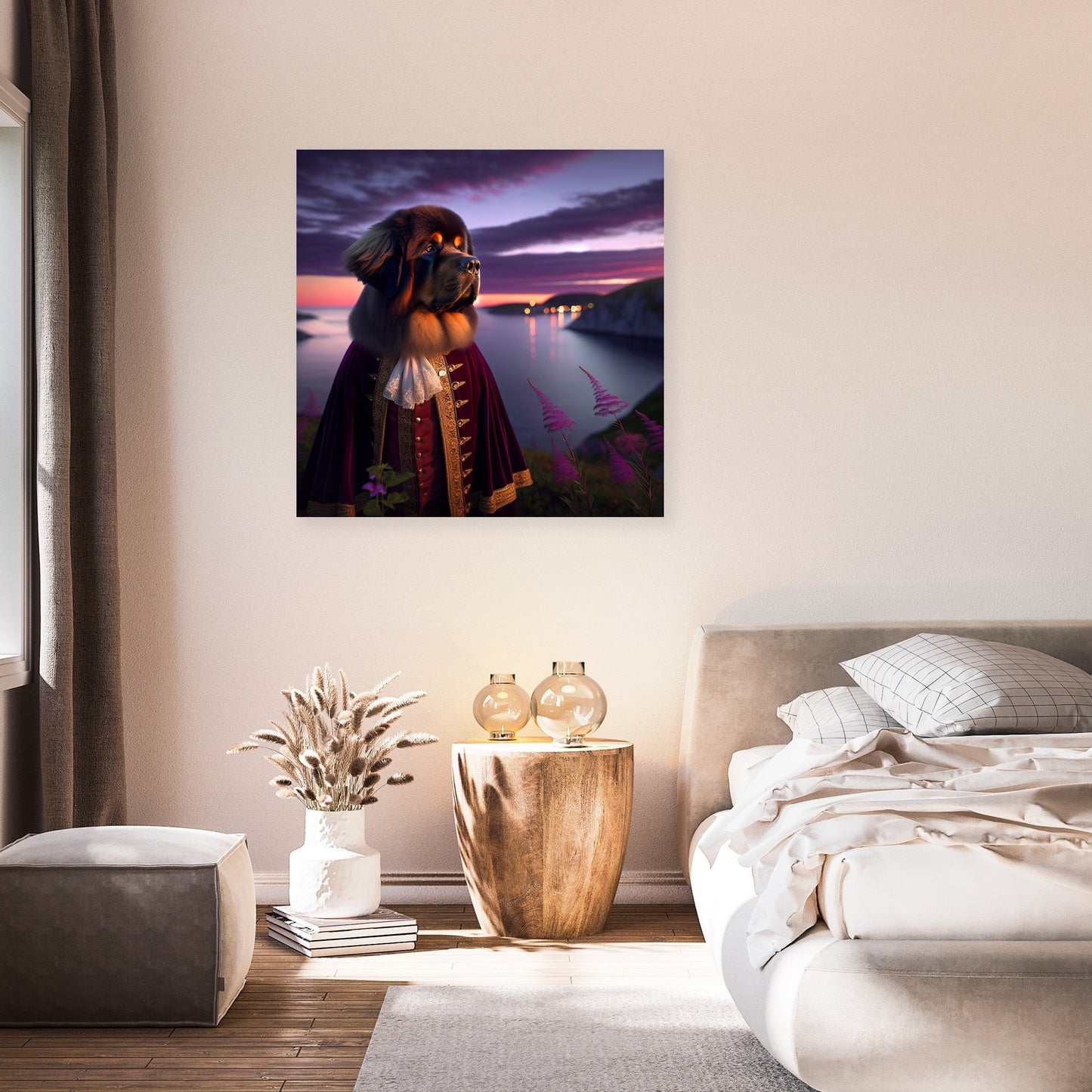 Twilight Majesty Newfoundland Canvas