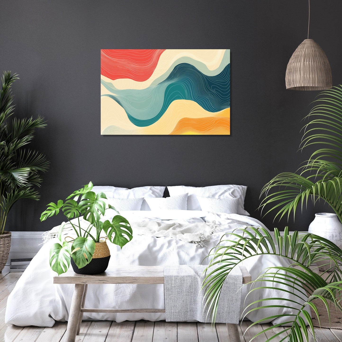 Flowing Nature Harmony Canvas