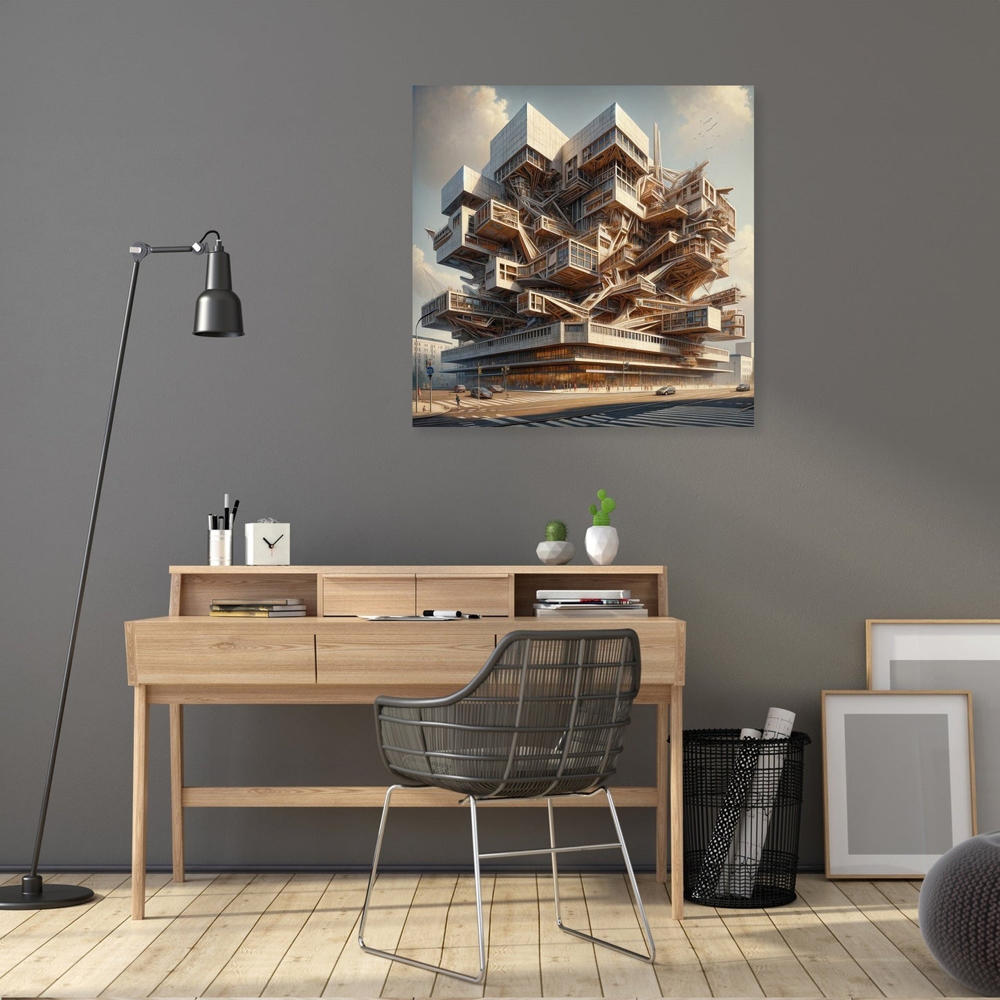 Deconstructivist Muse Canvas