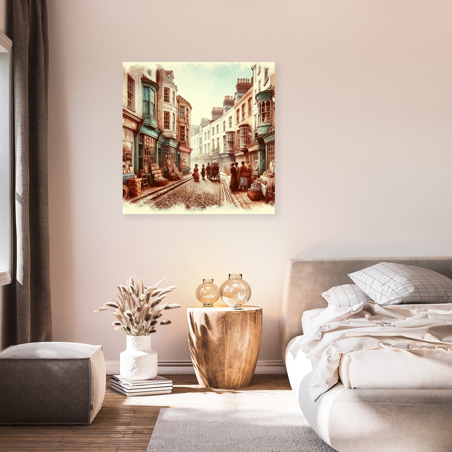 Vintage Lanes of Brighton Canvas