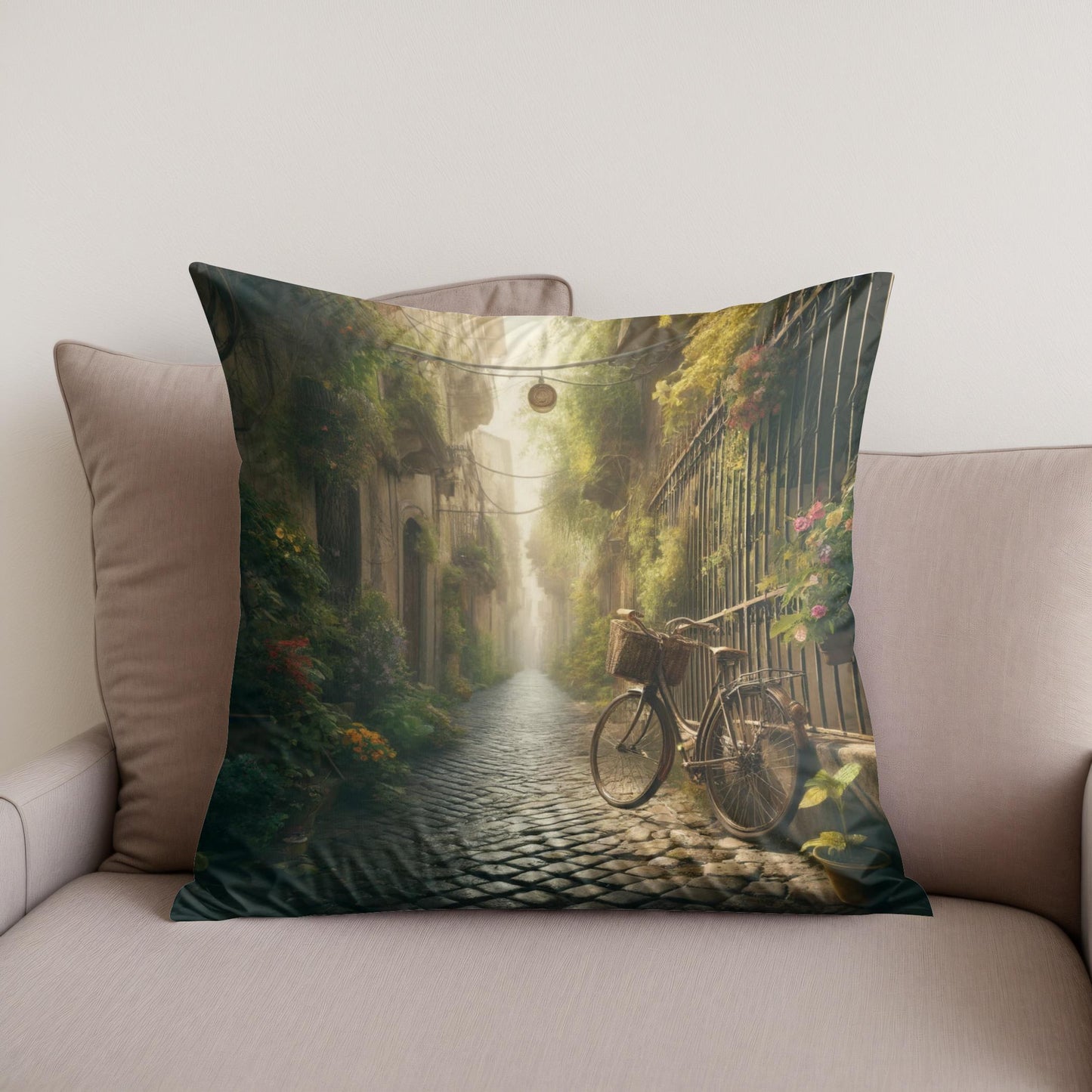 Whispers of Summer Past Cotton Cushion