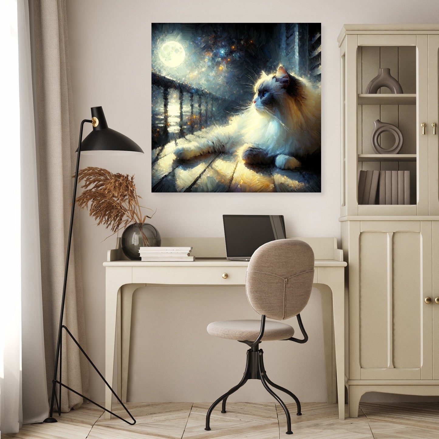 Moonlit Serenity Canvas