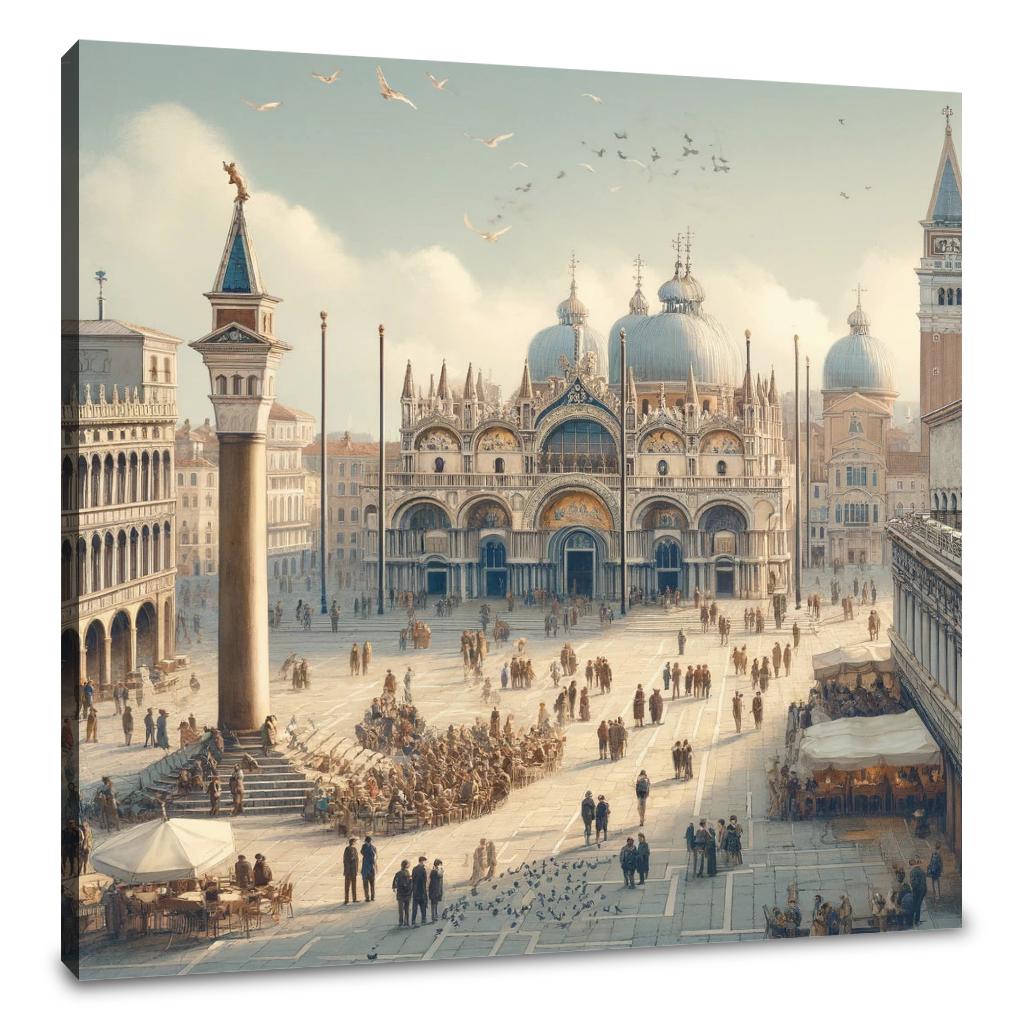Piazza San Marco Venice Canvas