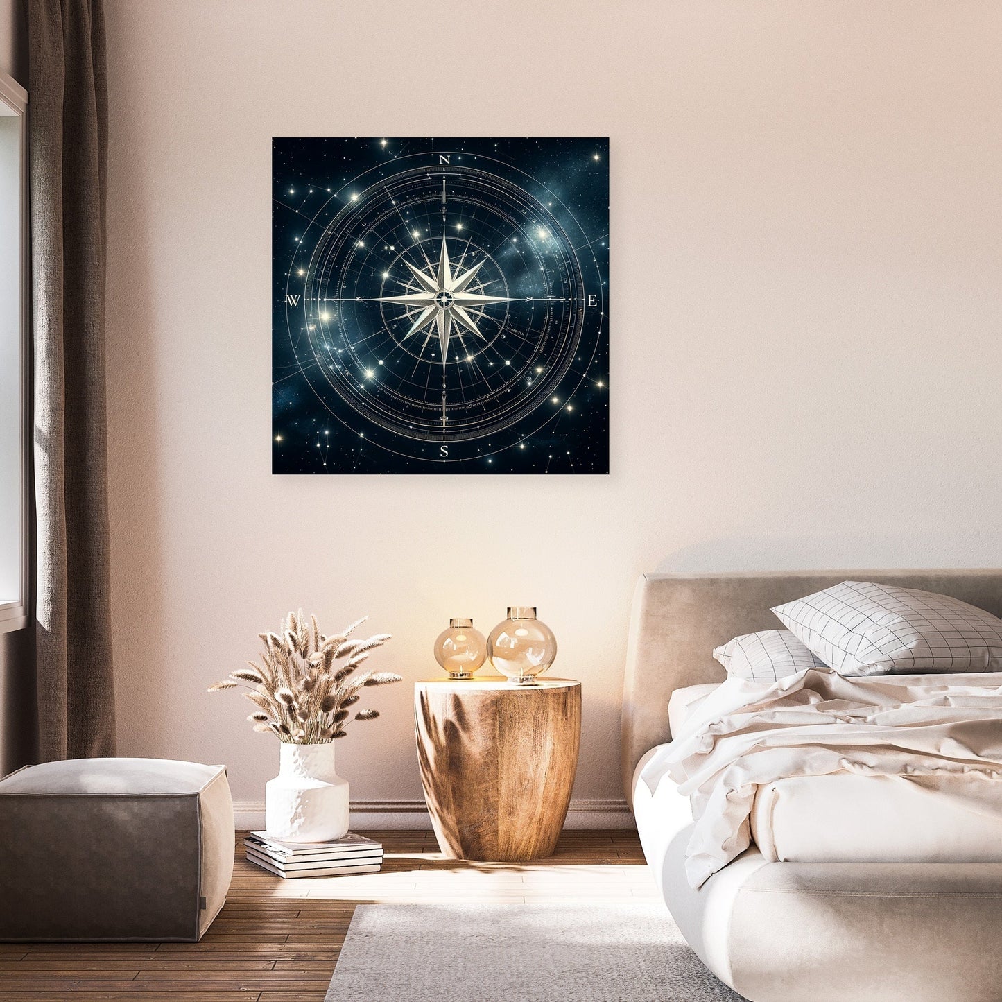 Celestial Compass Canvas
