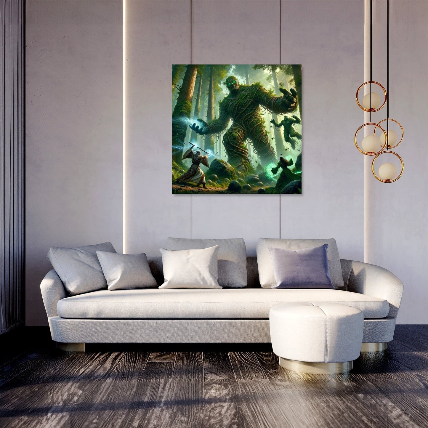 Forest Guardians' Standoff Canvas