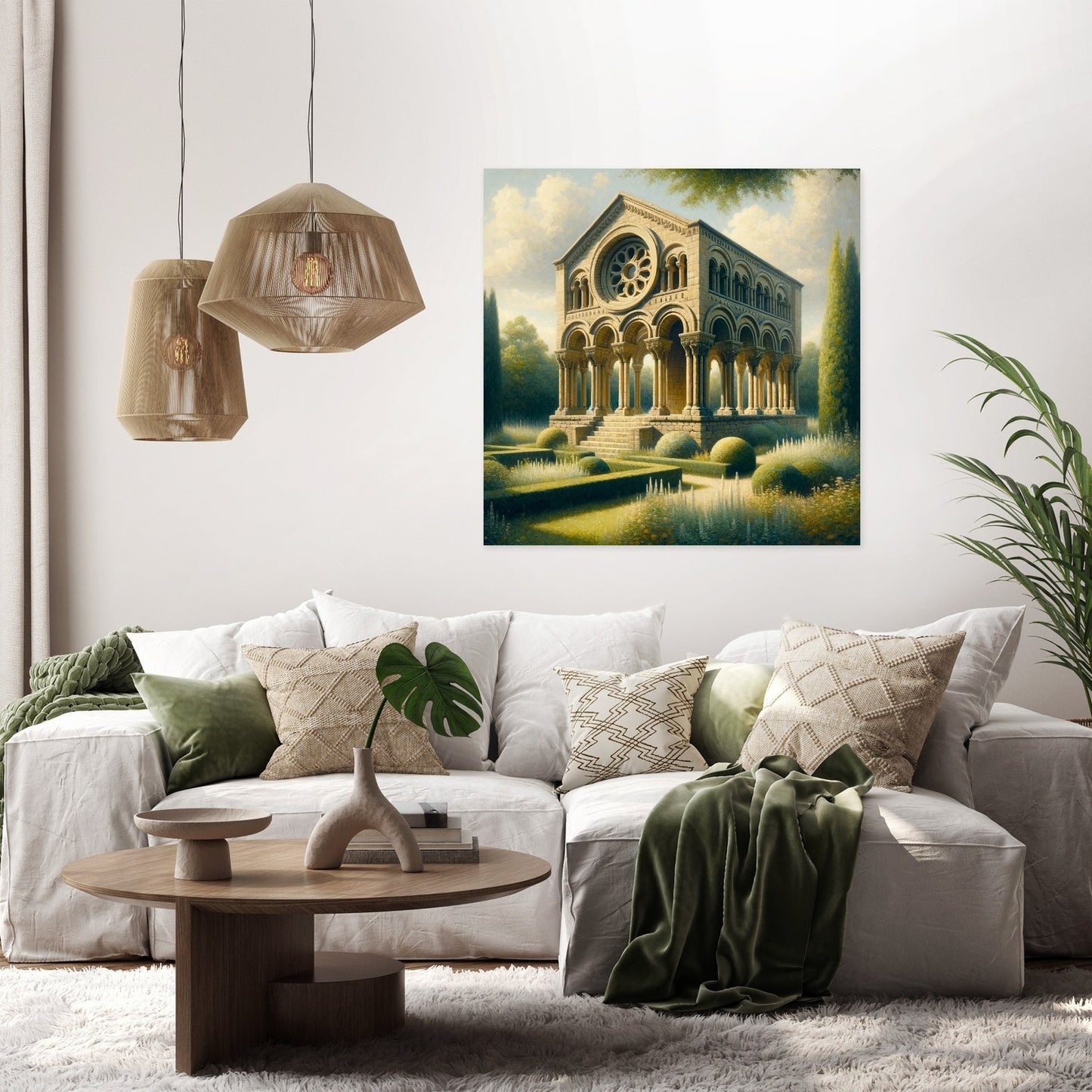 Romanesque Reverie Canvas