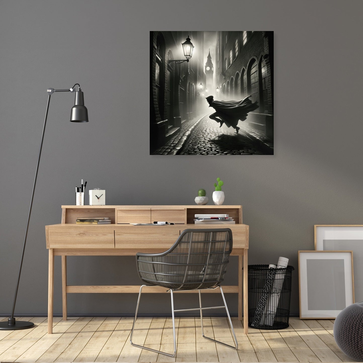 Chase Through the Shadows Canvas