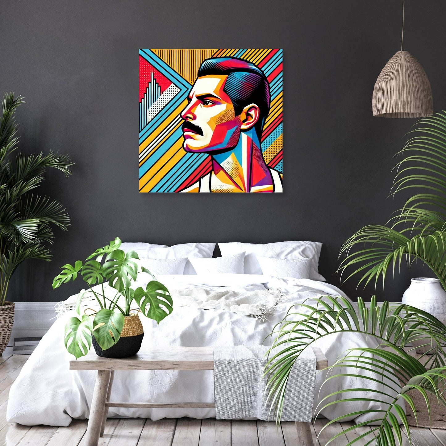 Iconic Rockstar Profile Canvas