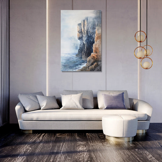 Cliffside Serenity Canvas