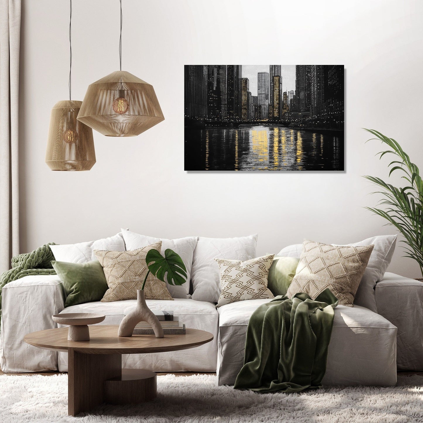 Golden Reflections Canvas