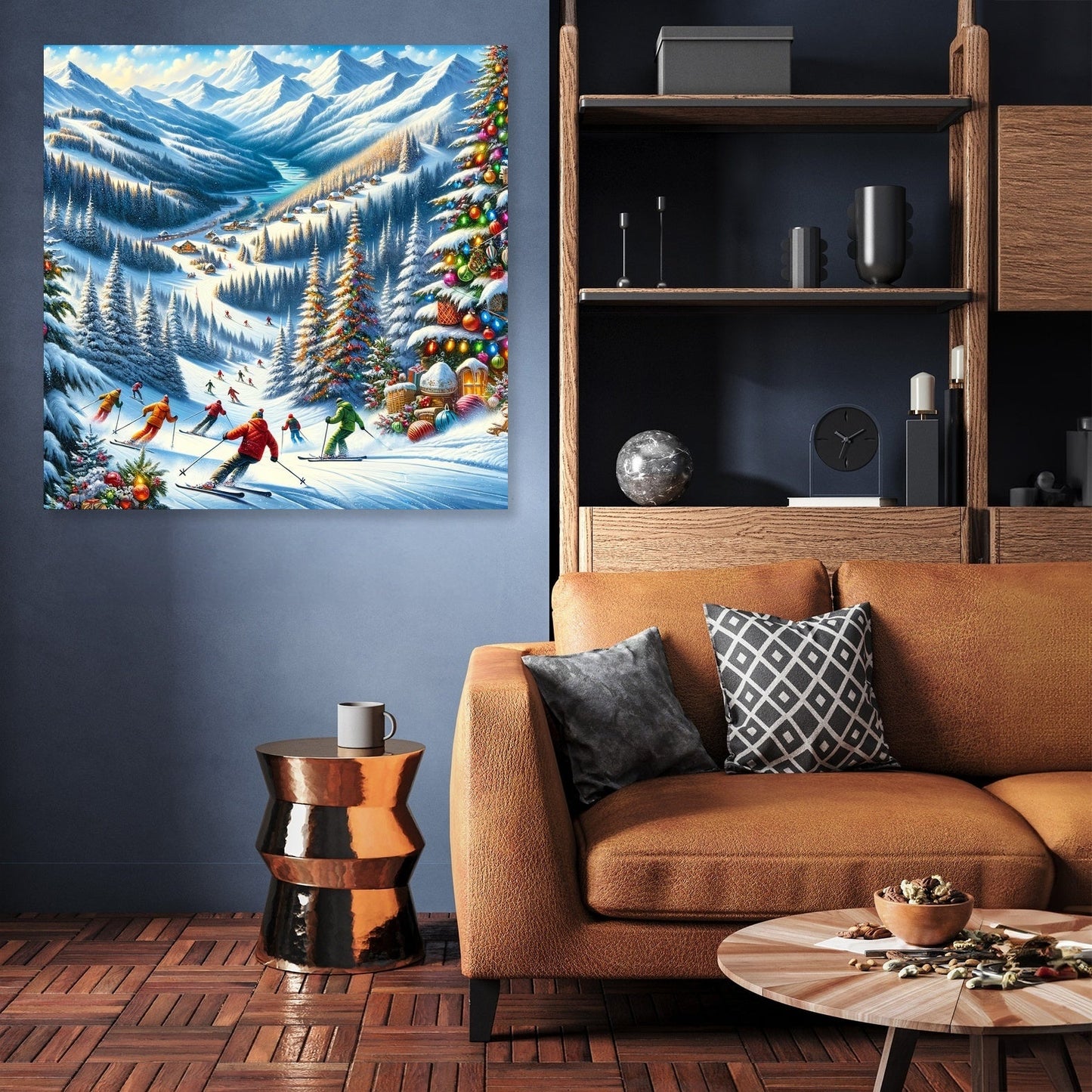 Holiday Slopes Canvas