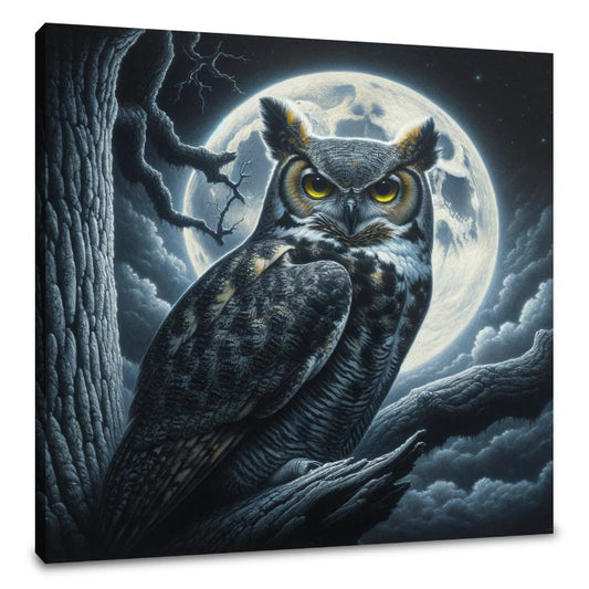 Midnight Gaze Canvas
