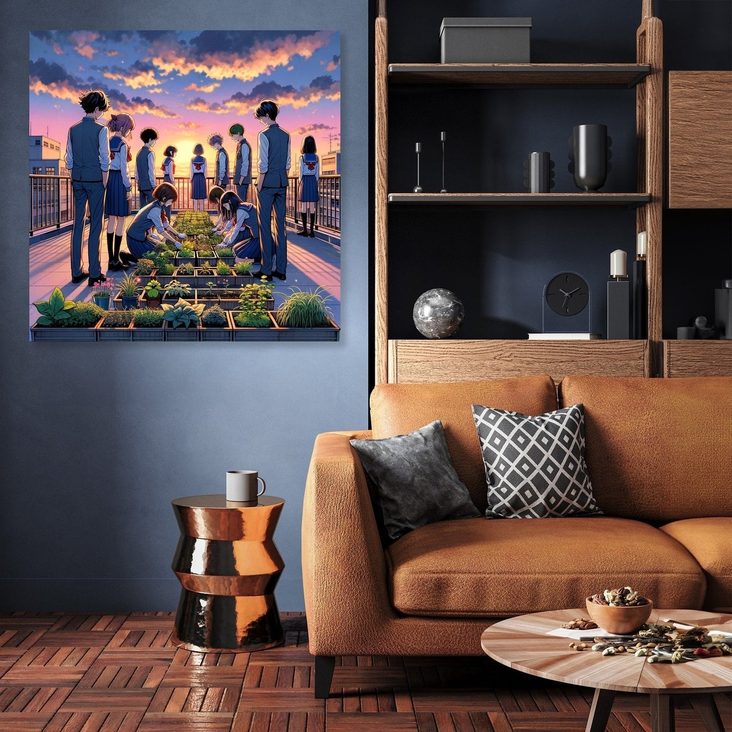 Rooftop Dreamscape Canvas