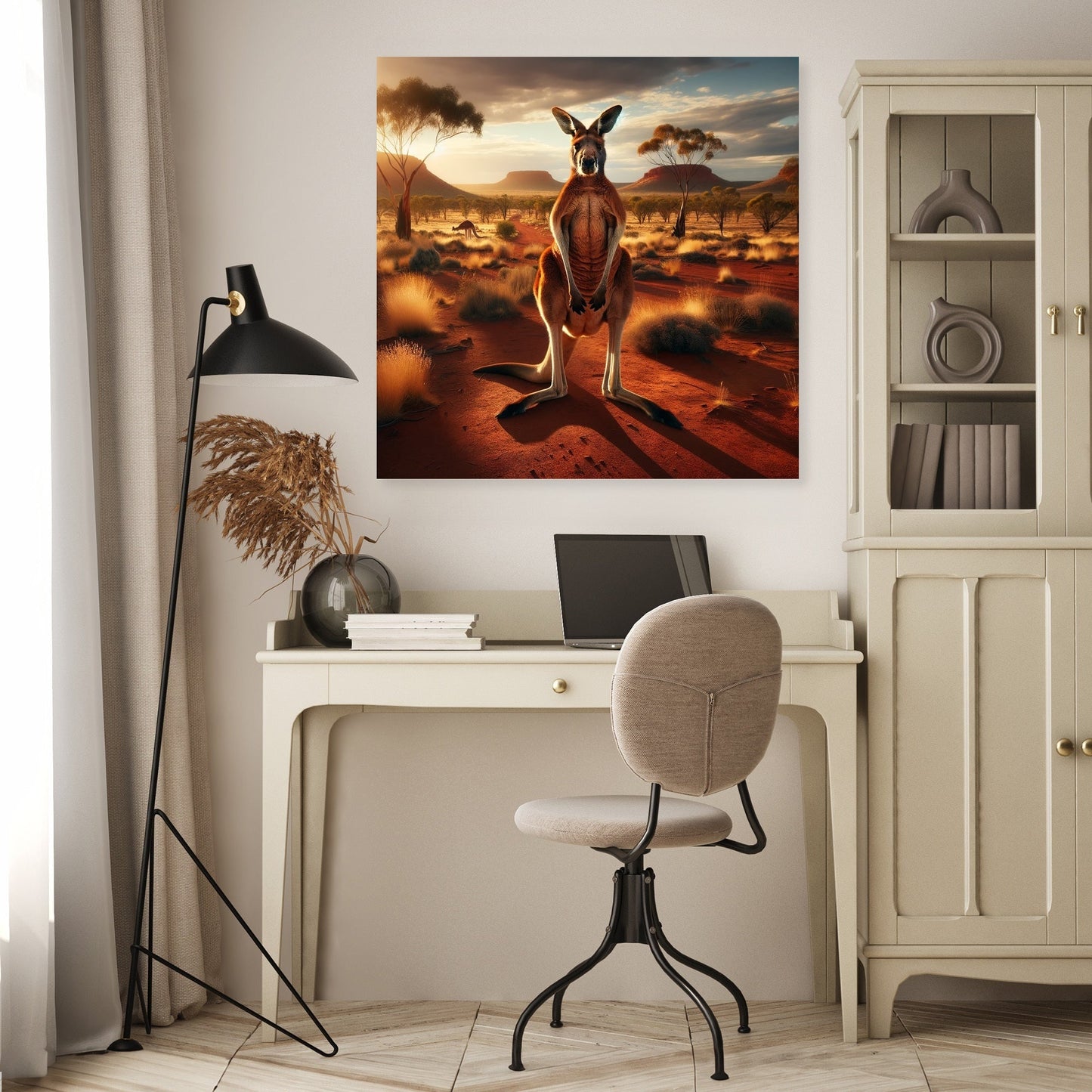 Outback Kangaroo Canvas