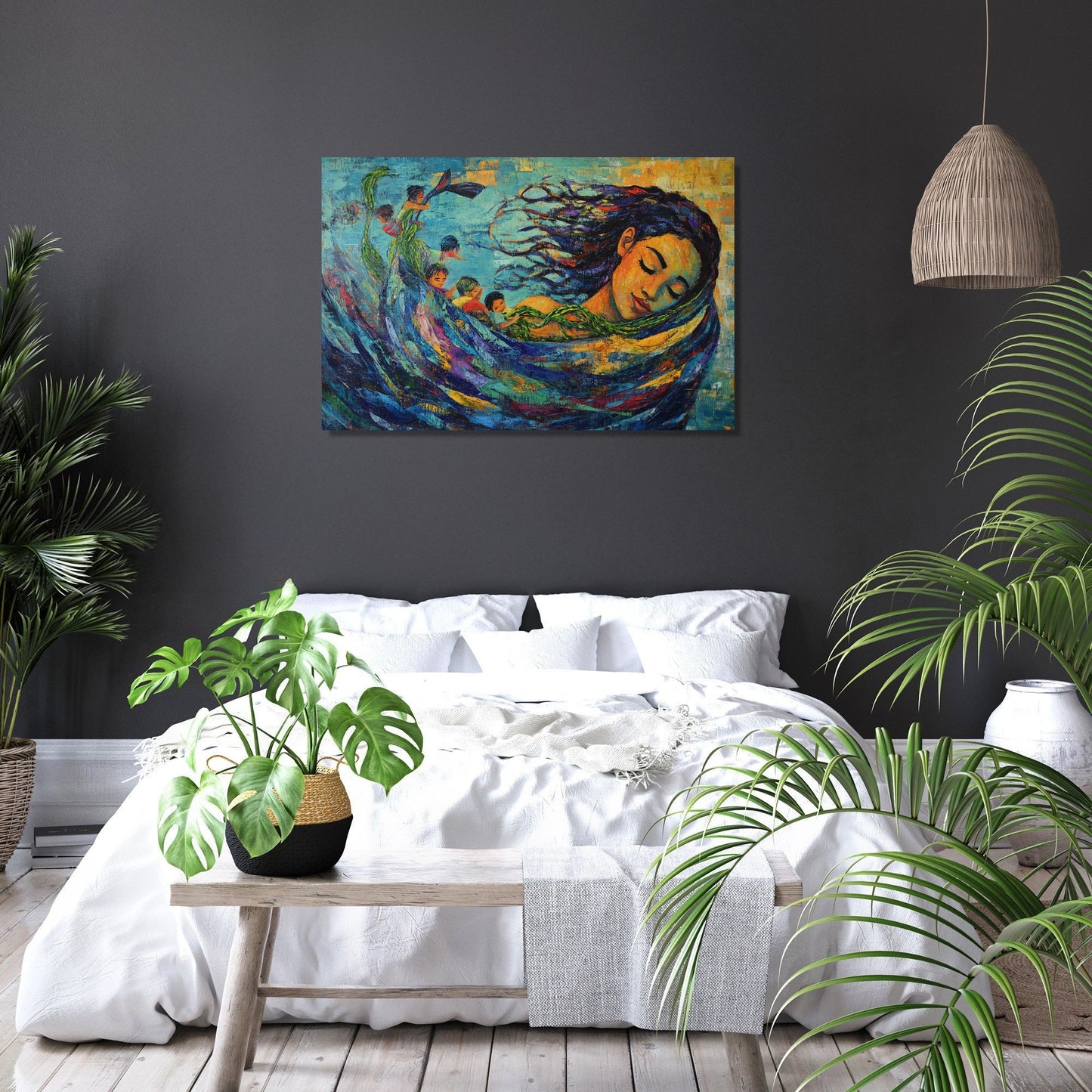 Sea Mother Vibrance Canvas