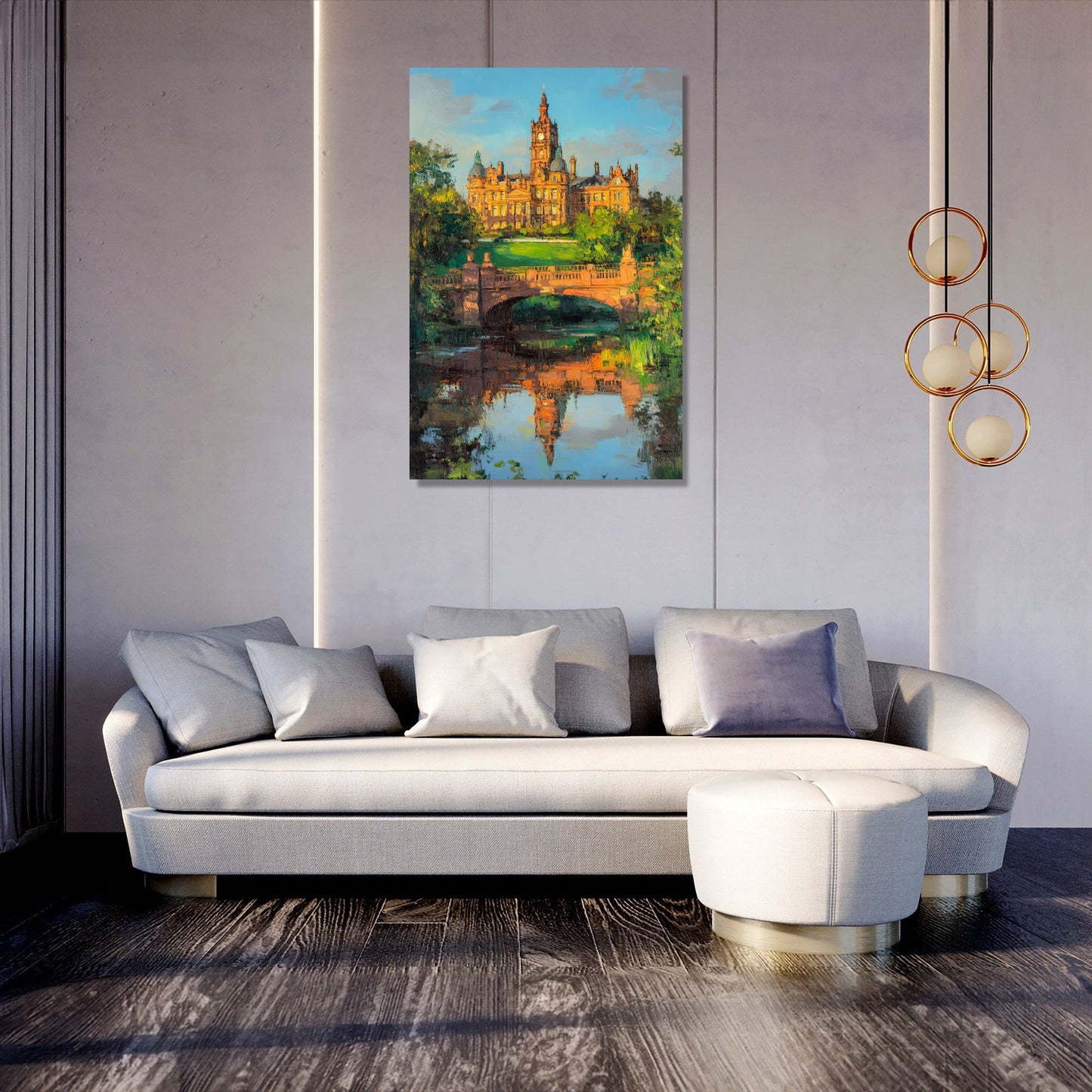 Kelvingrove Golden Hour Canvas