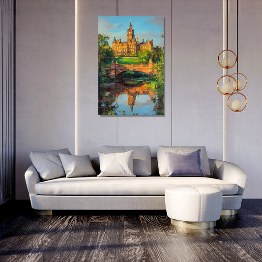 Kelvingrove Golden Hour Canvas