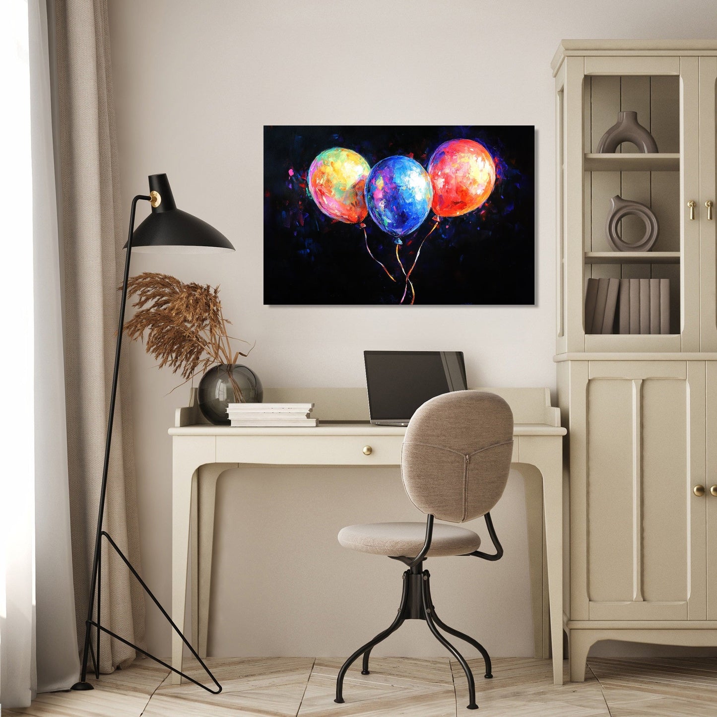 Joyful Balloons Canvas