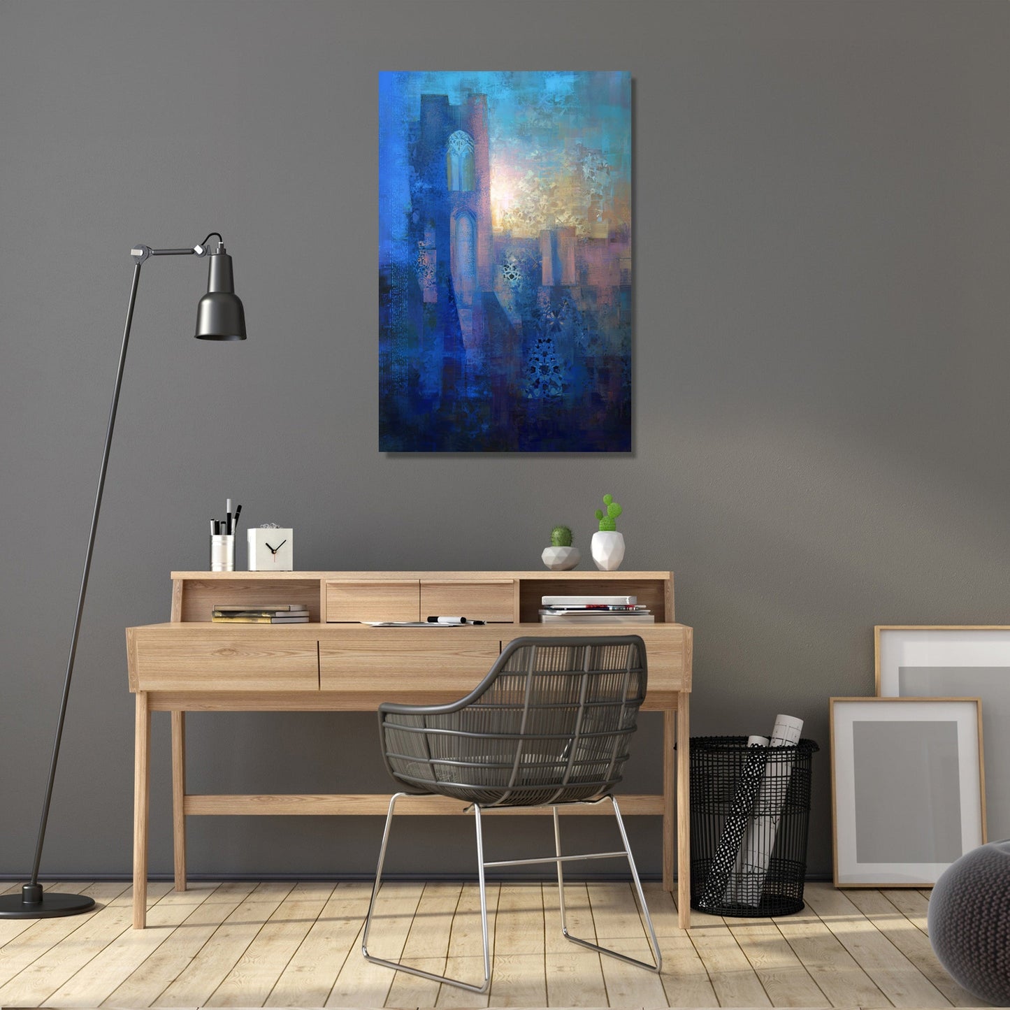 Richmond Castle Dawn Canvas