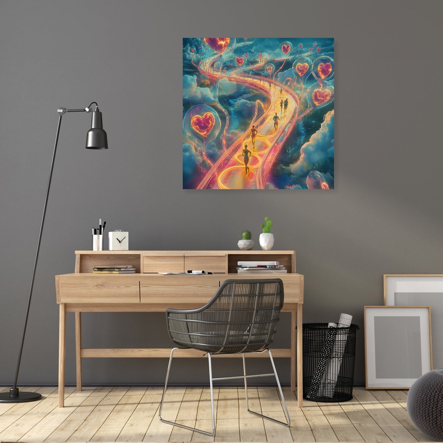 Cardio Labyrinth Canvas