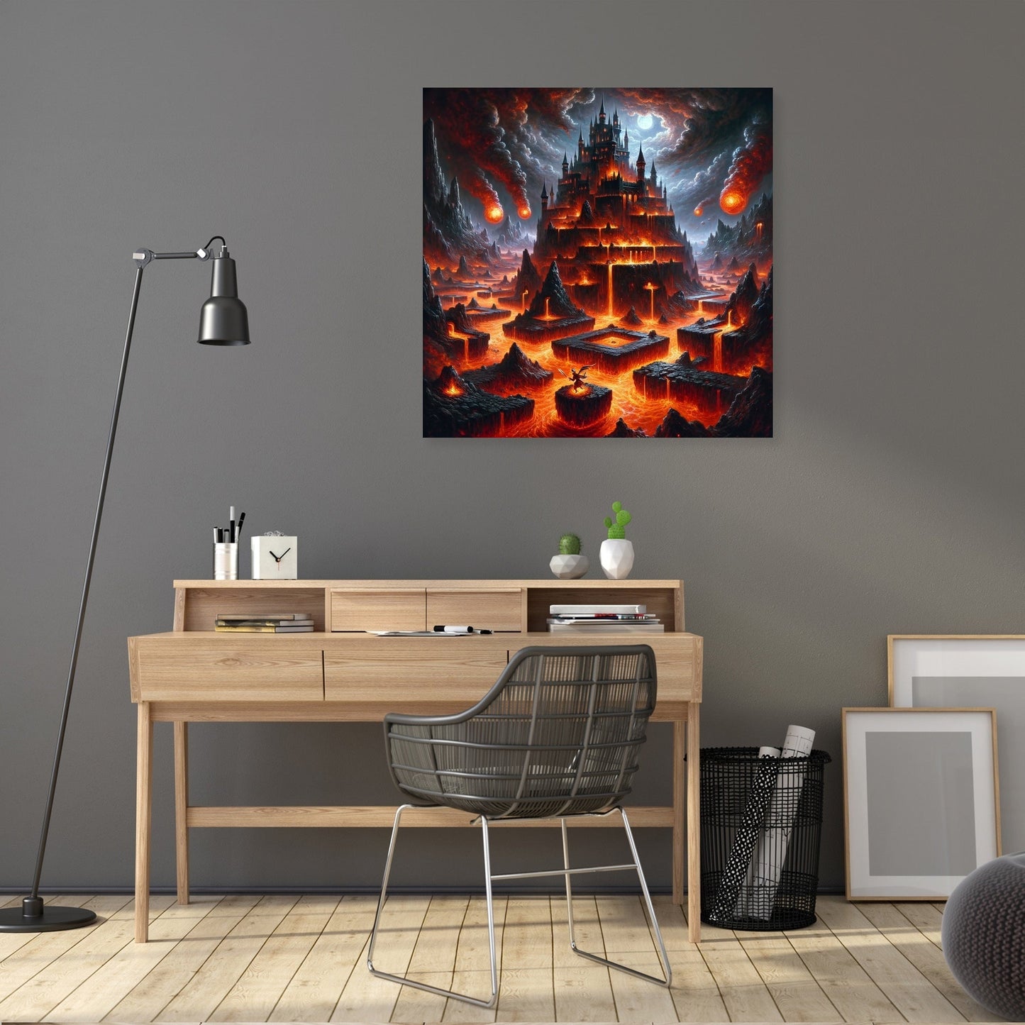 Lava Castle Conundrum Canvas