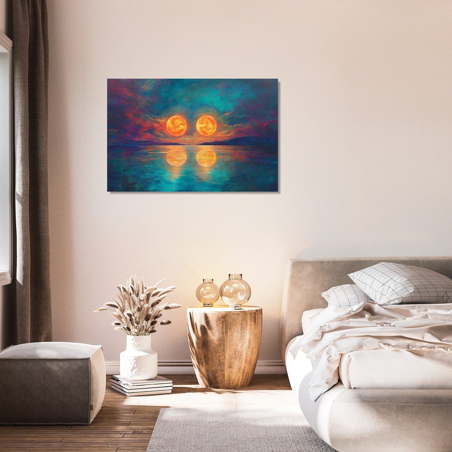 Twin Suns Enigma Canvas
