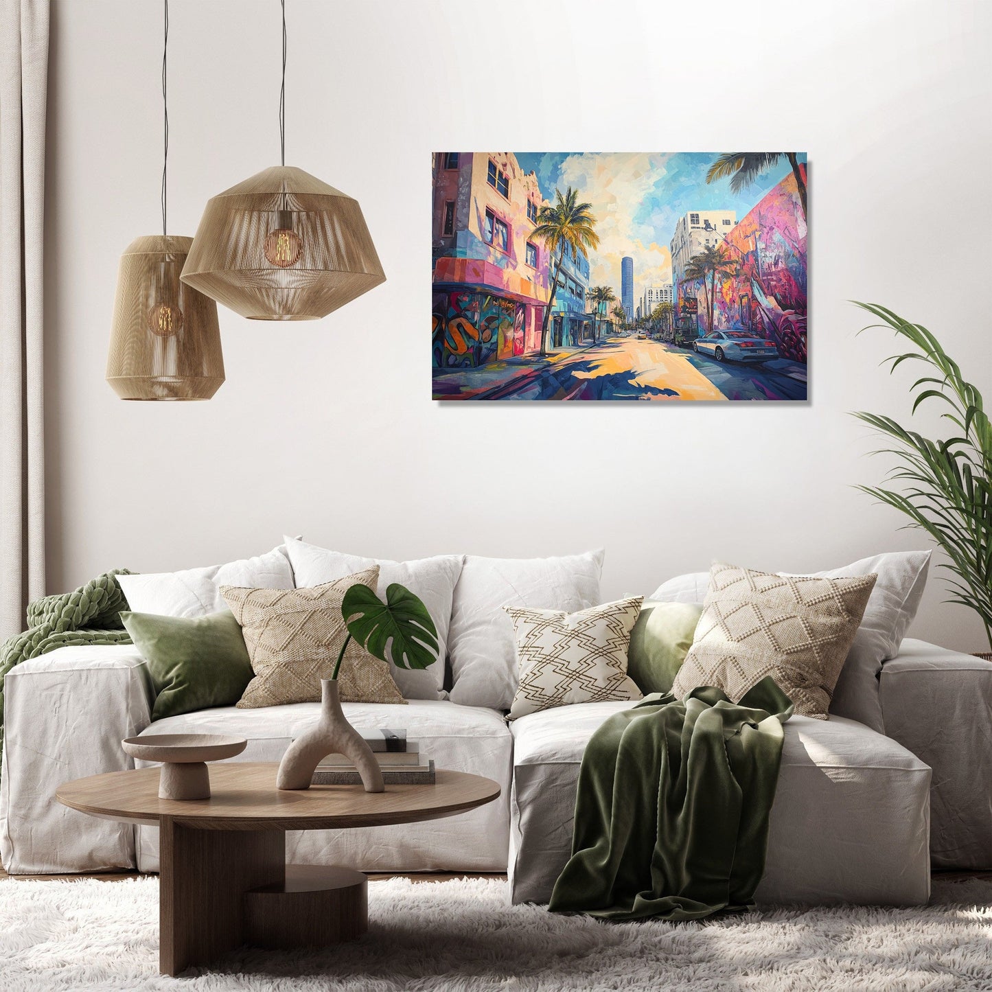Miami Architectural Canvas