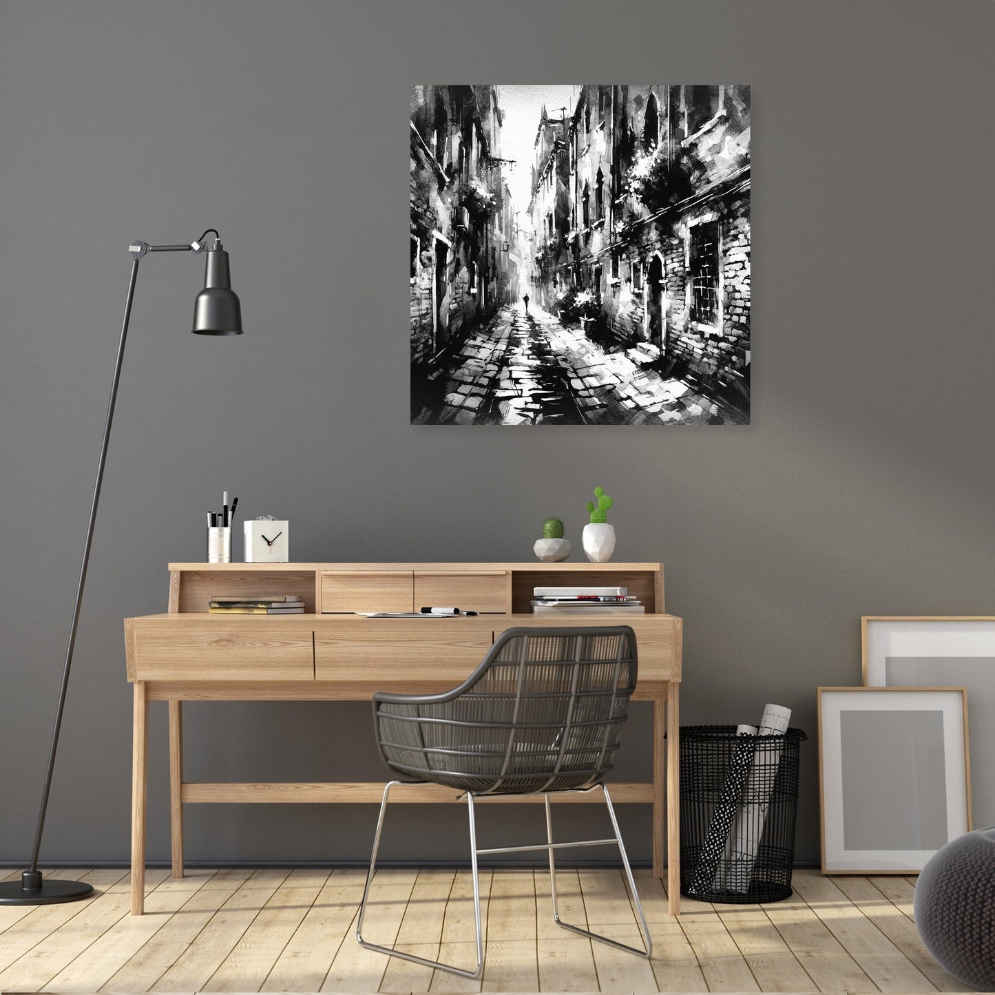 Shadowed Alley Canvas