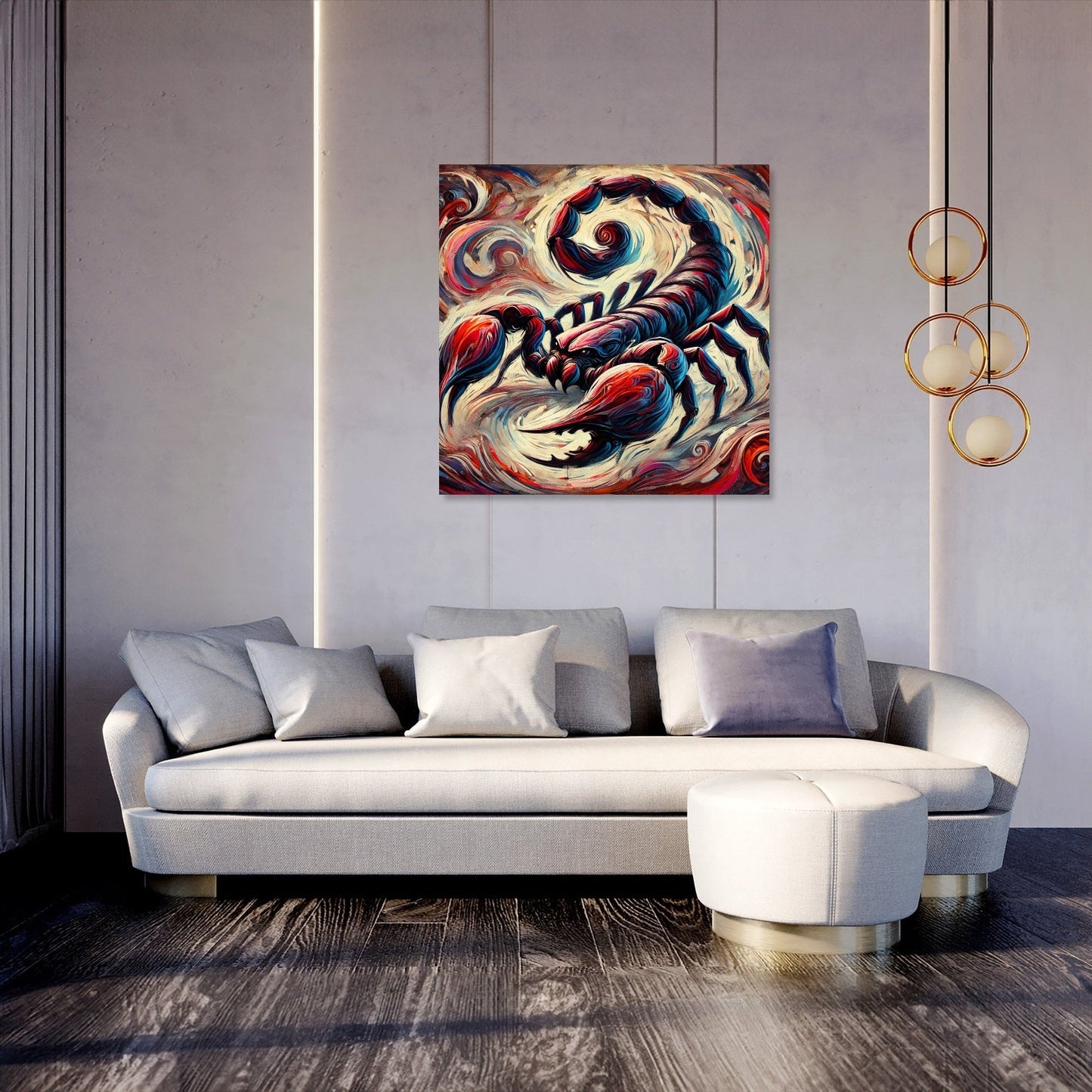 Furious Scorpion Canvas