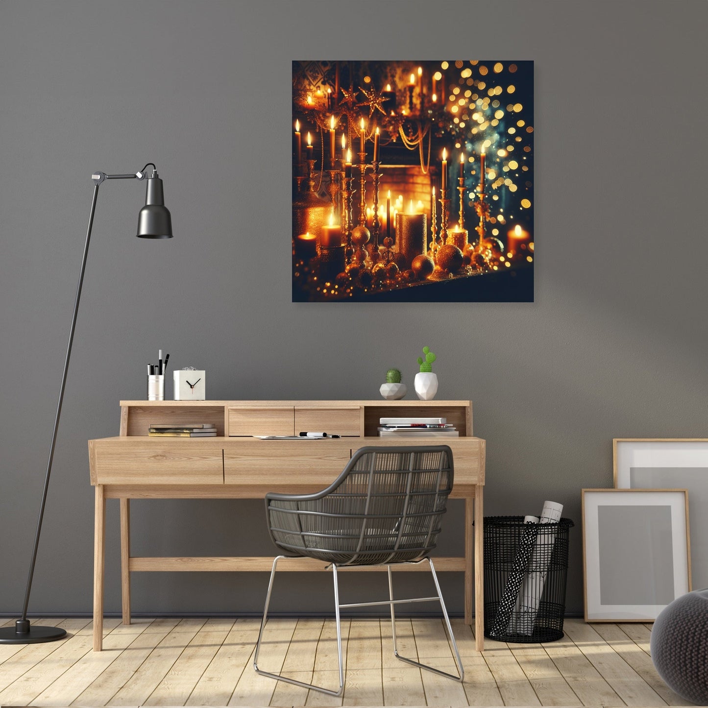 Enigmatic Festive Night Canvas