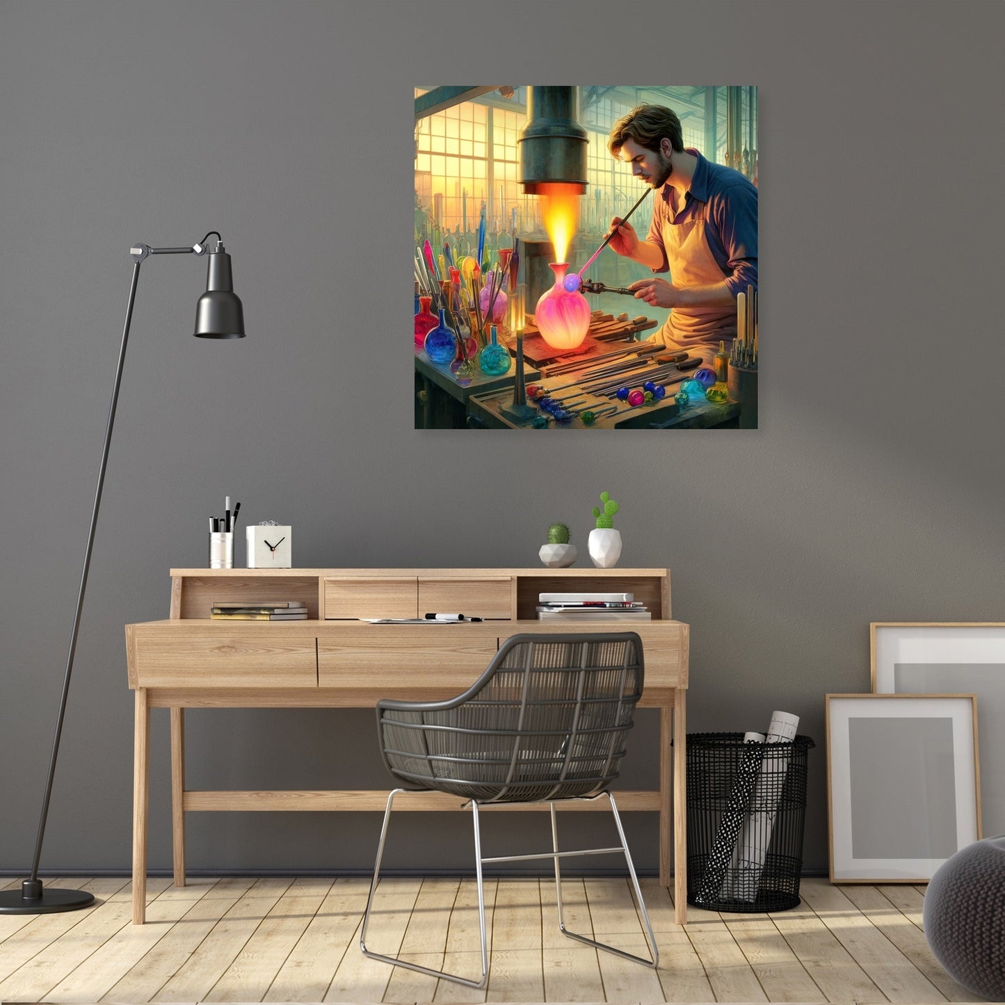 Glassblower's Artistry Canvas