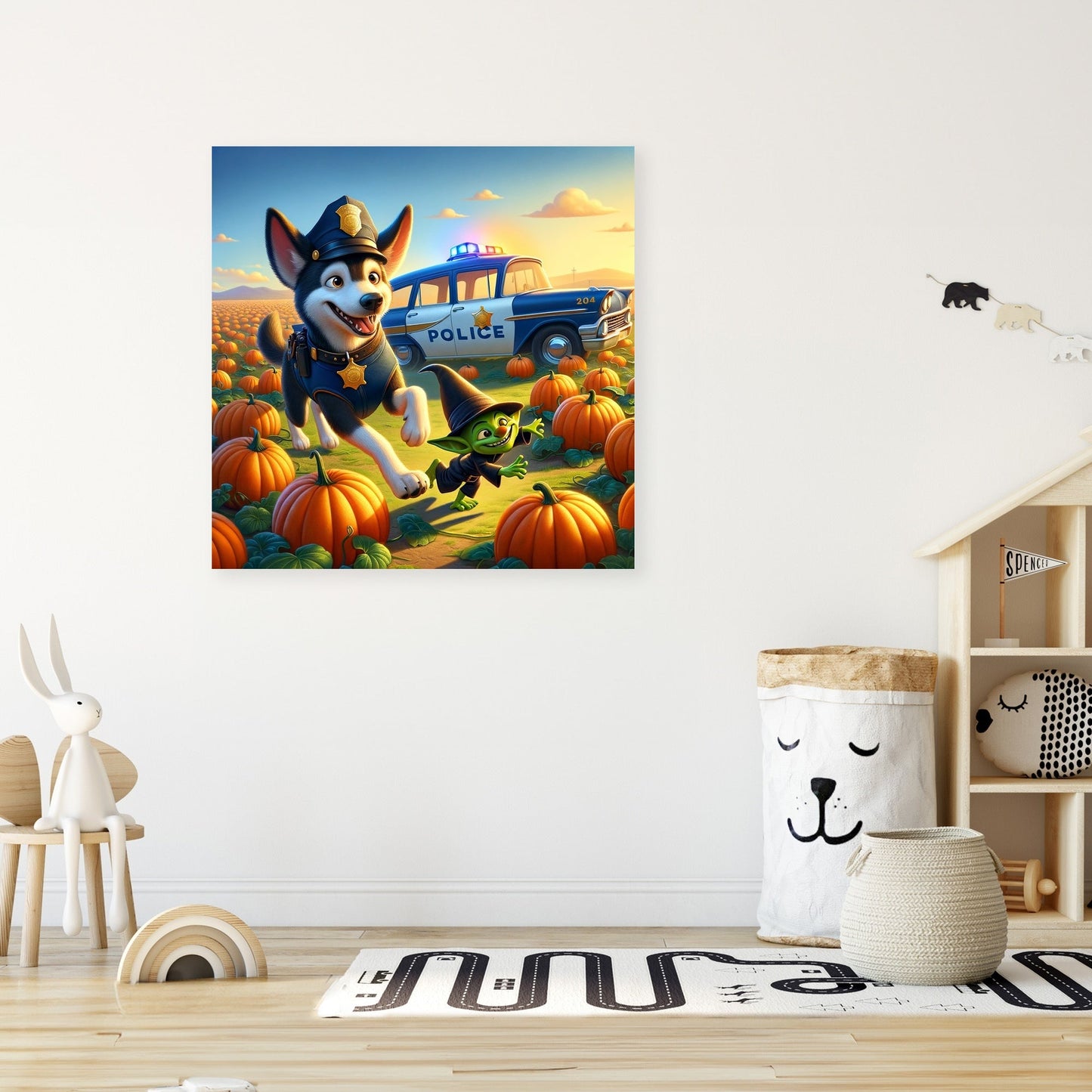 Goblin Chase Canvas
