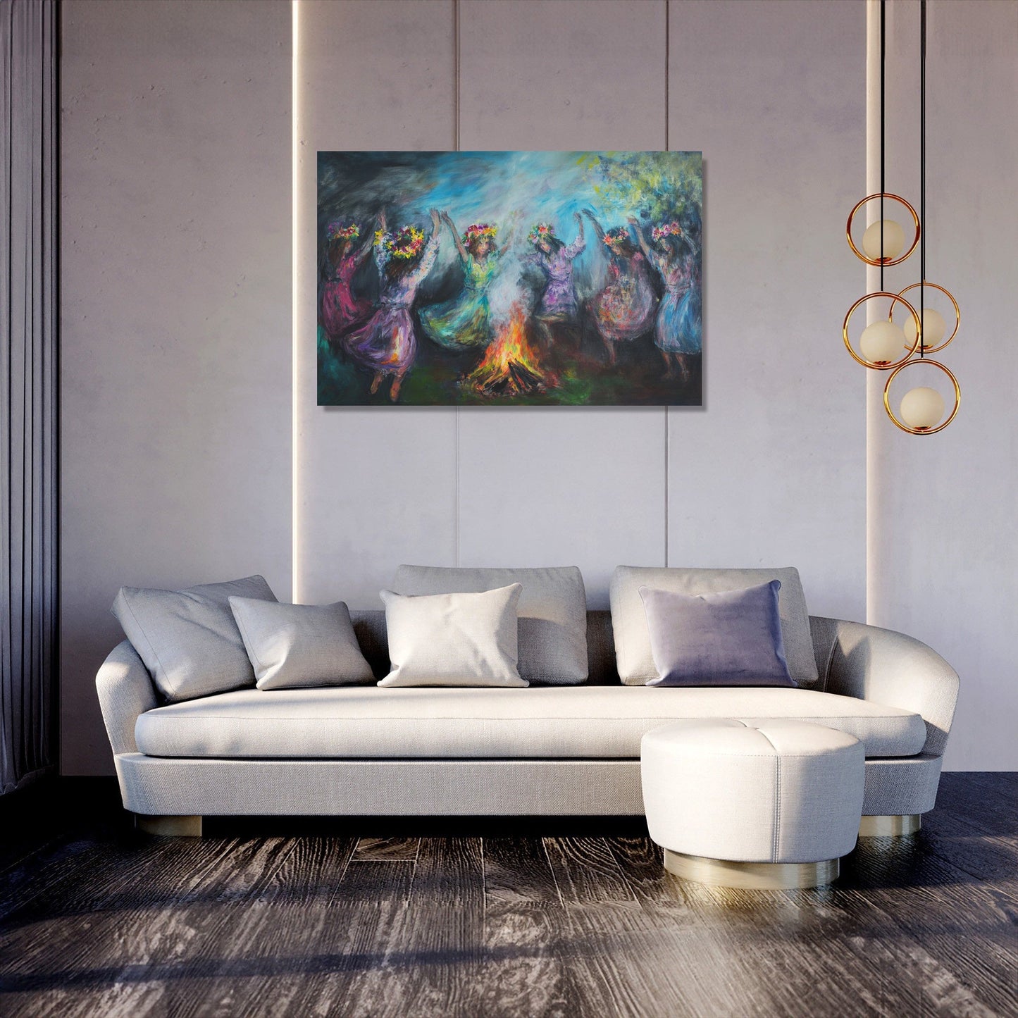Bealtaine's Joyful Dance Canvas