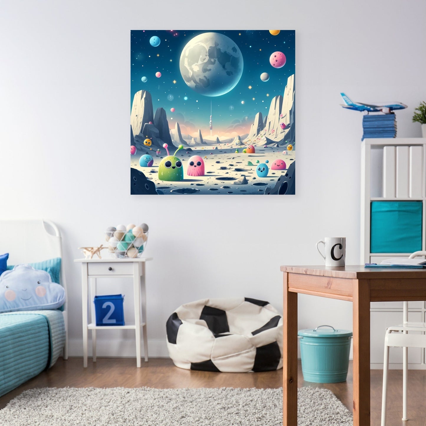 Lunar Playground Canvas