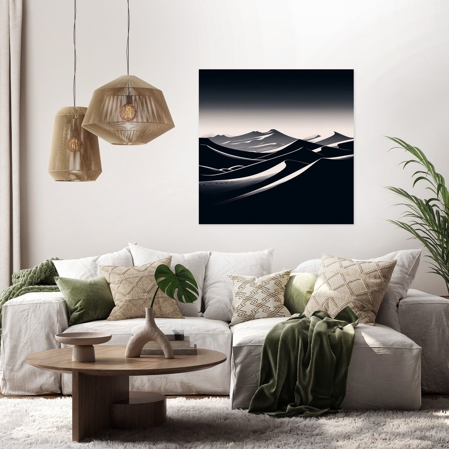 Majestic Desert Dunes Canvas