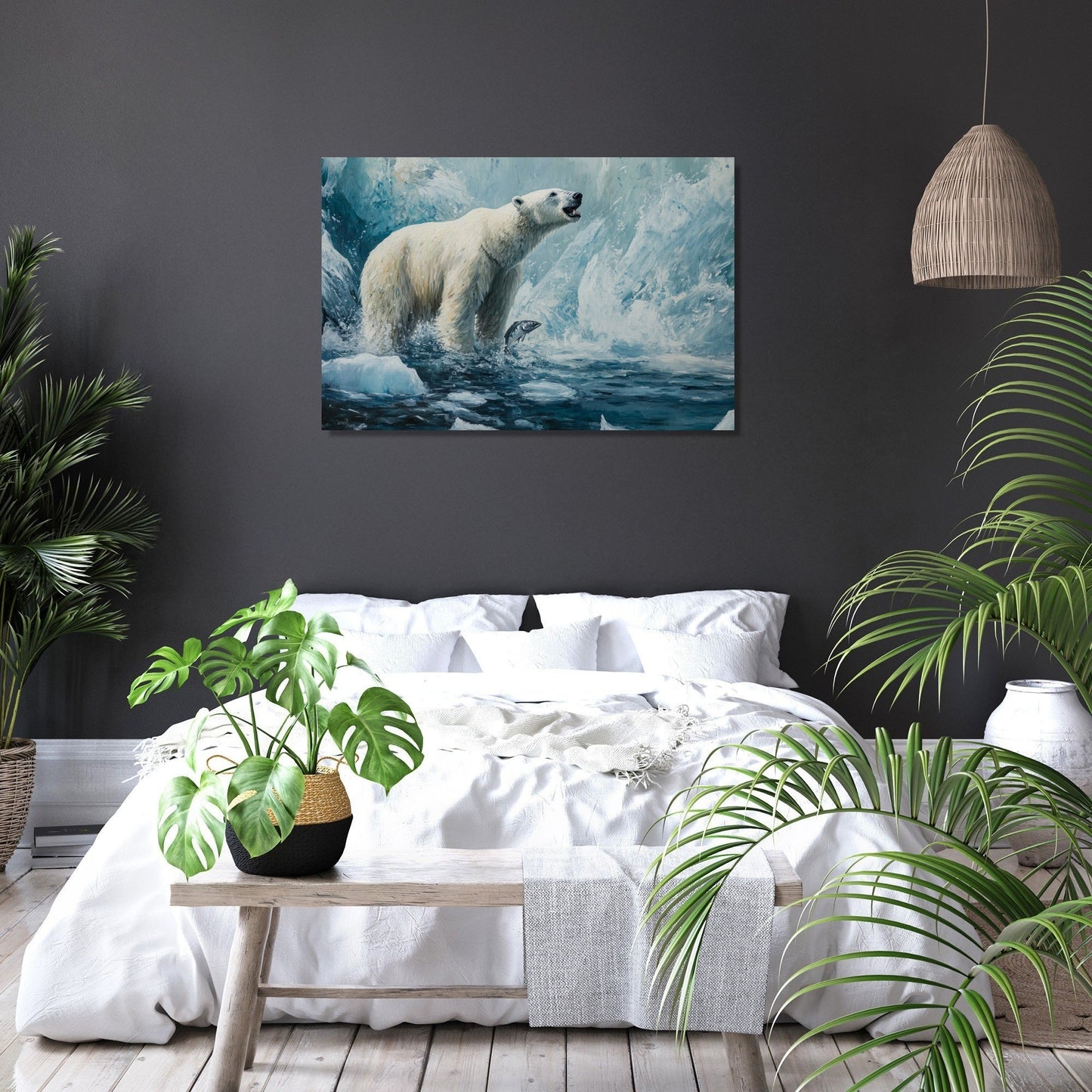 Polar Bear Survival Canvas