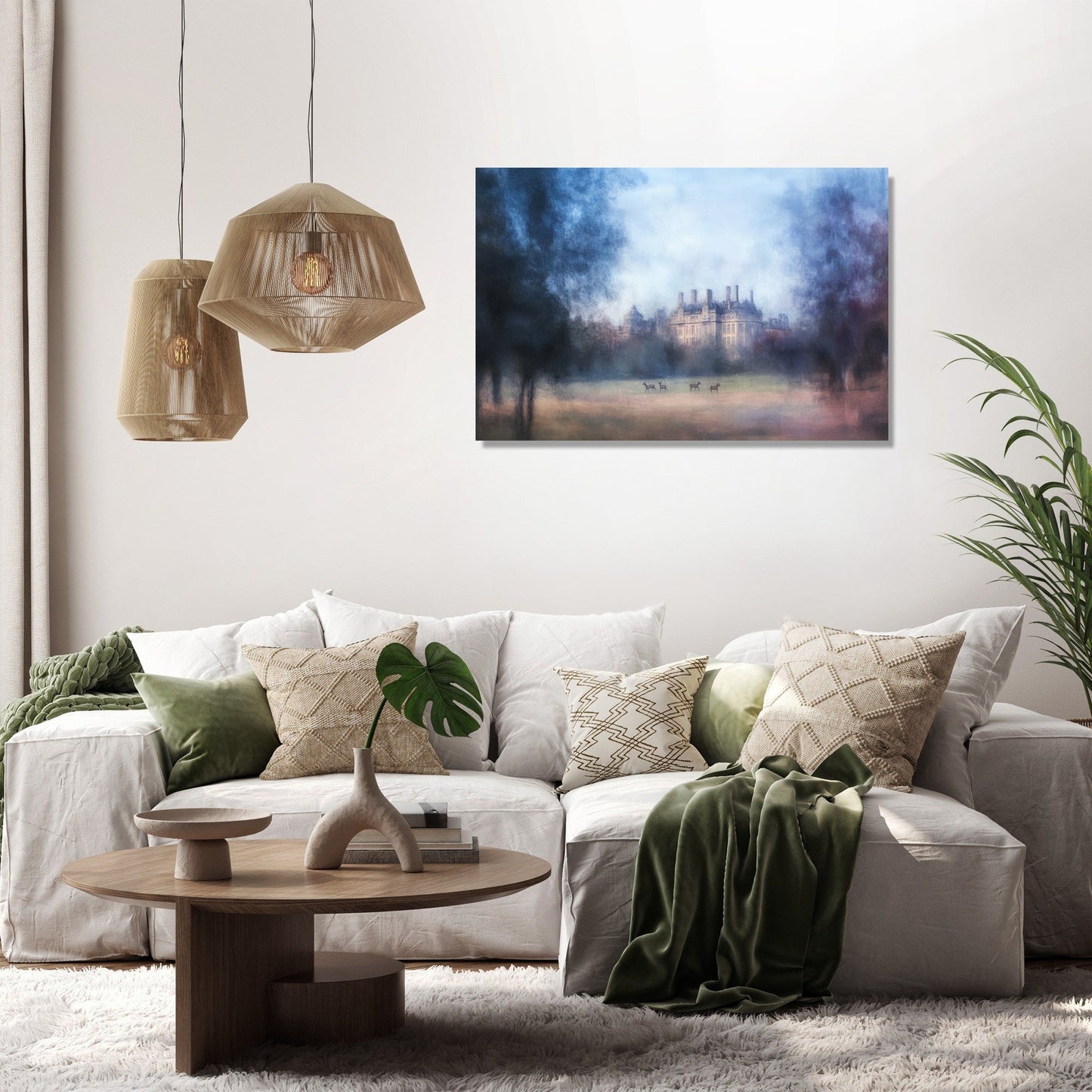 Wollaton Hall Twilight Canvas