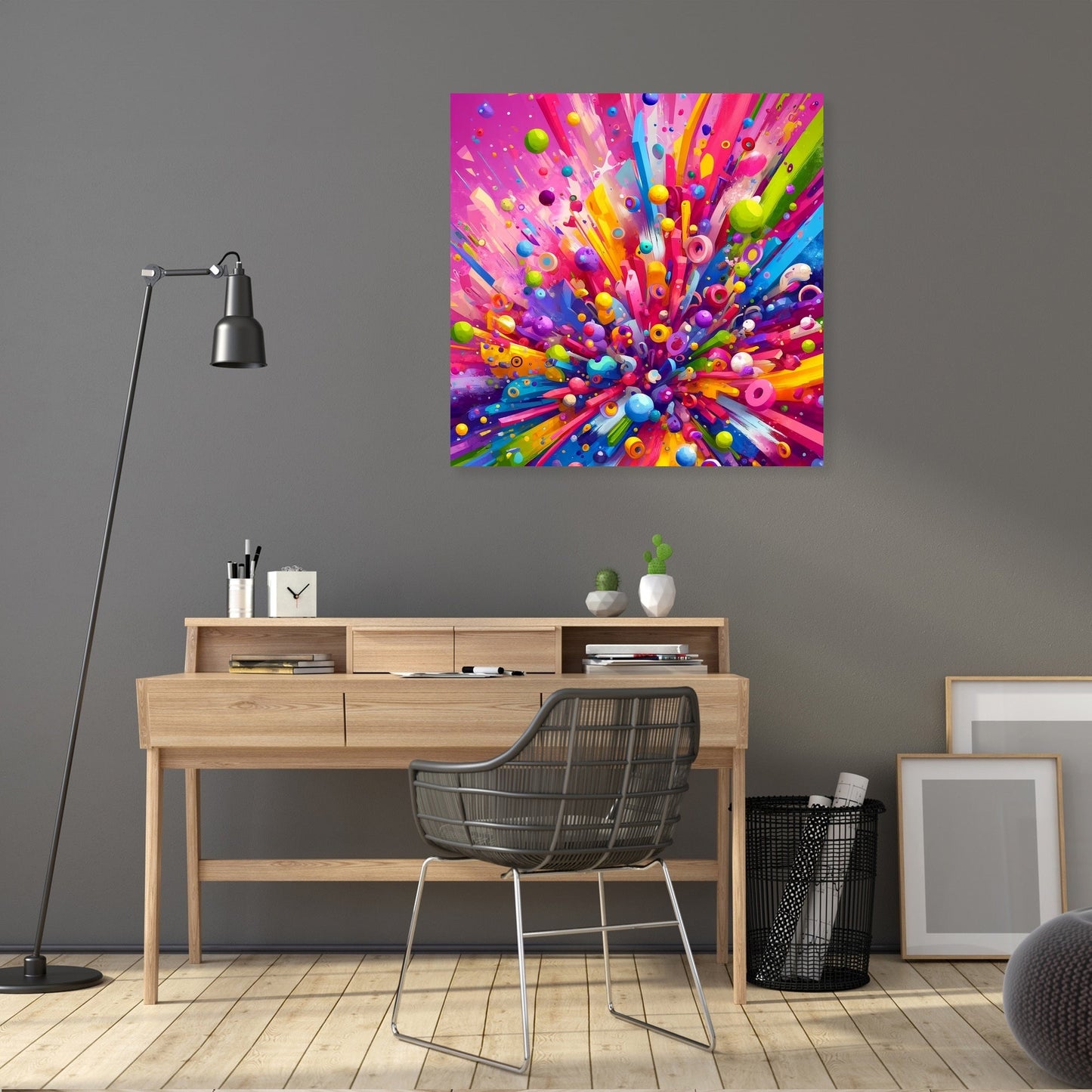 Amusement Sparked Canvas