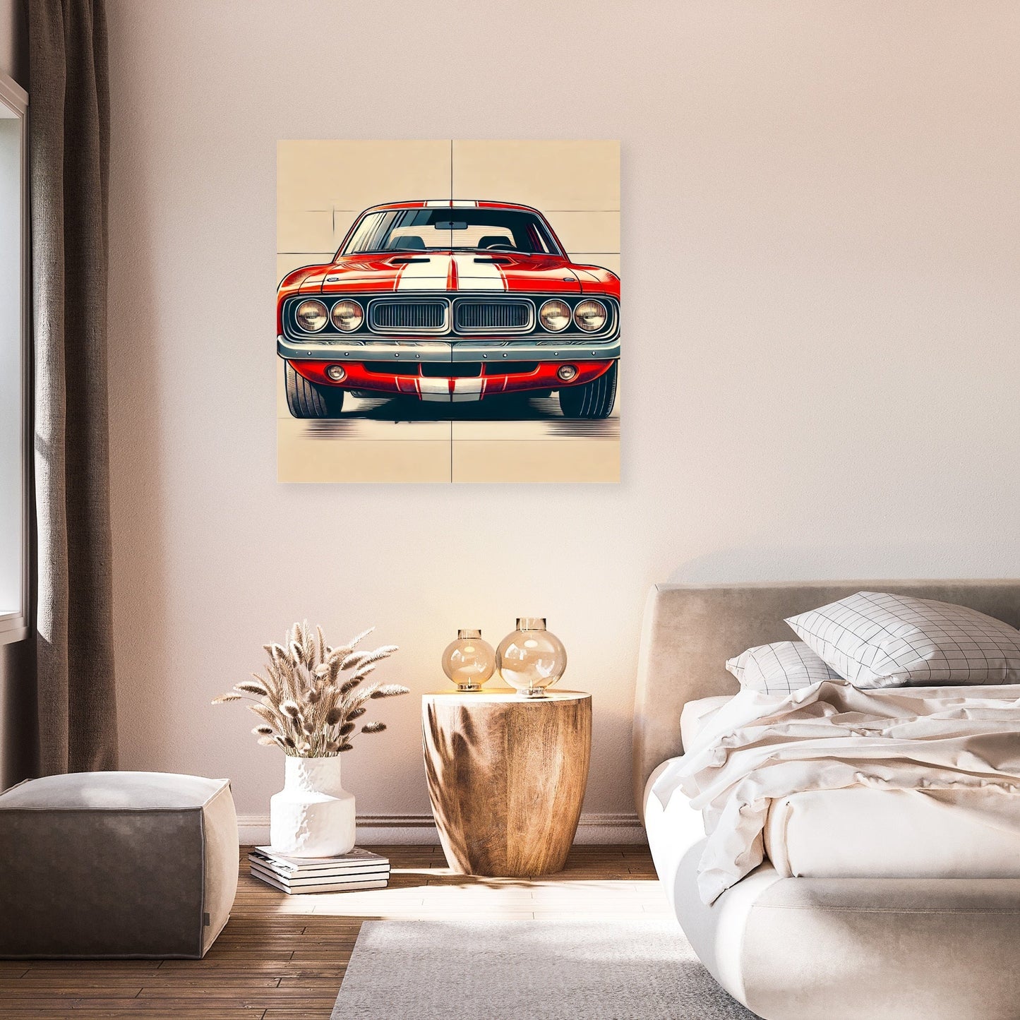 Classic Muscle Car Canvas