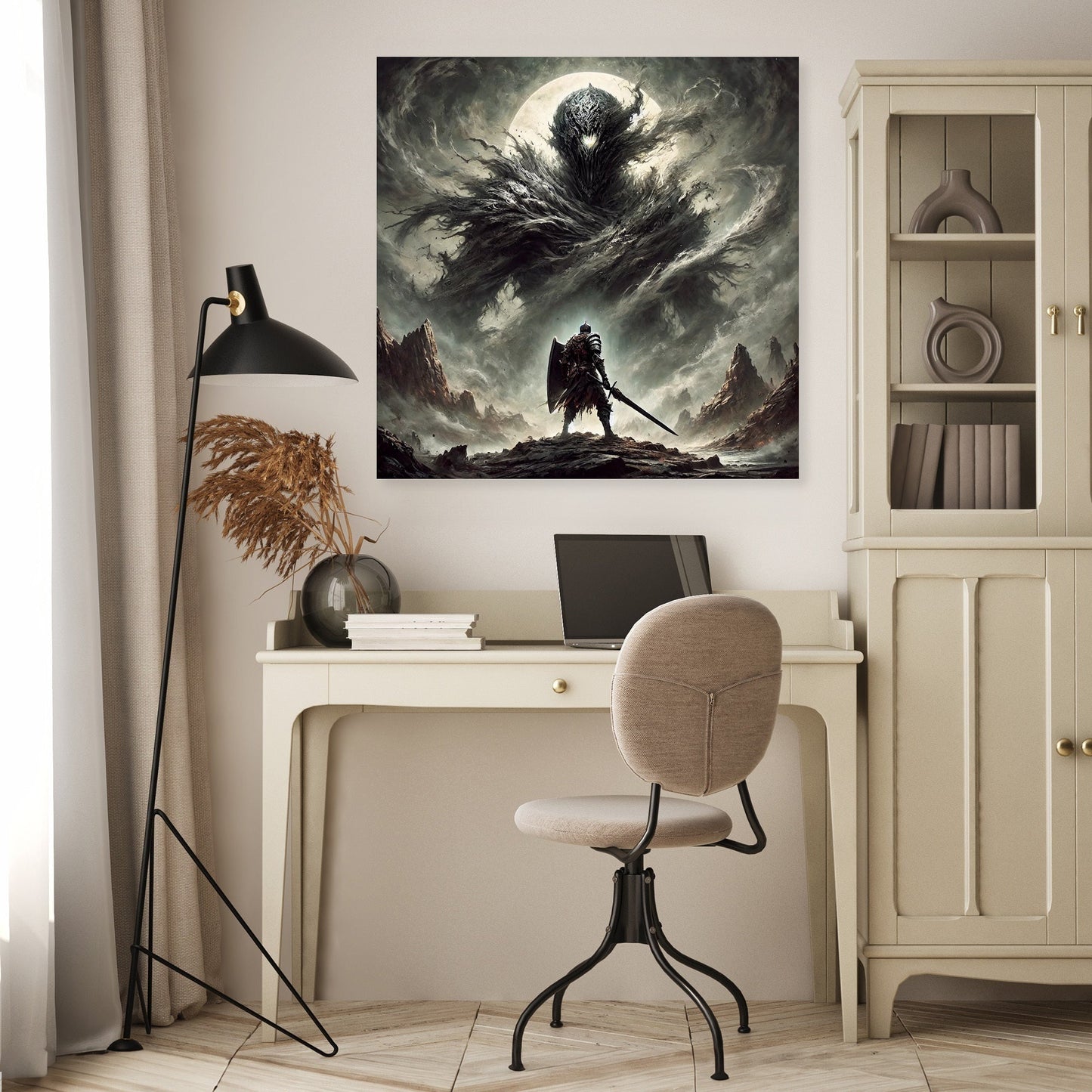 Defiant Knight Canvas